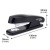 Tűzőgép, 24/6, 26/6, 20 lap, RAPESCO "Eco GRS Recycled Half-Strip", fekete