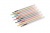 Utántöltő színes töltőceruza készlethez, APLI "Color Click", 24 db, 12 szín