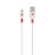 Töltőkábel, USB-A/Lightning (Apple),  1,2m, SKROSS, fehér