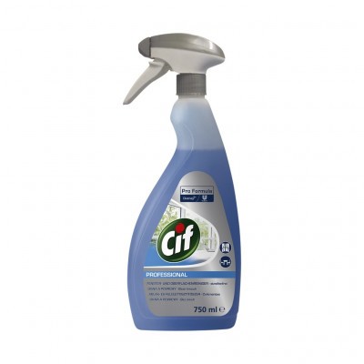 Cif Professional ablak és felülettisztítószer, szórófejes (750ml)