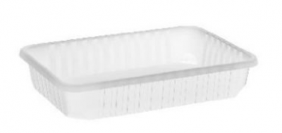 Q-Box Szögletes alj PP 500 ml Víztiszta [50 db/cs ;12 cs/#]