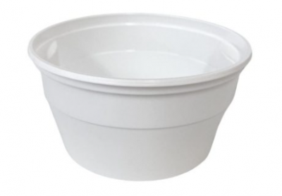 Gulyástál műanyag PP 500 ml Fehér [50 db/cs; 8 cs/#]