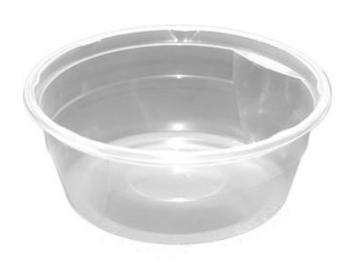 Gulyástál műanyag PP 500 ml Víztiszta [50db/cs; 8 cs/#]