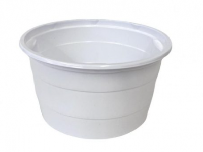 Gulyástál műanyag PP 750 ml Fehér [50 db/cs; 8 cs/#]