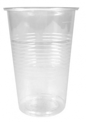 Műanyag pohár víztiszta Sörös 400 ml [50db/cs;20cs/#]