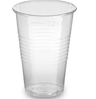 Műanyag pohár víztiszta 200ml  [100db/cs; 30cs/#]