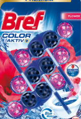 Bref wc illatosító golyó (Color Aktív) - 3x50g