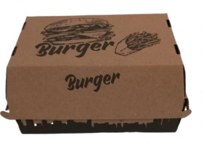 Hamburger papírdoboz NAGY MINTÁS [20,5x13x11cm] [100db/cs]