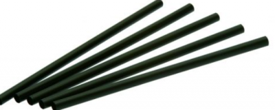 PLA szívószál fekete [8x230mm][500db/cs; 15cs/#]