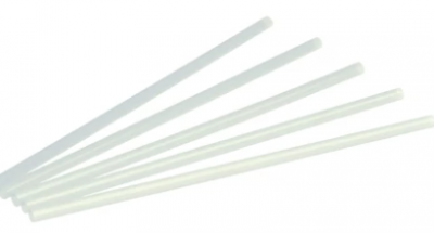 PLA szívószál fehér [6,5x230mm][500db/cs; 20cs/#]