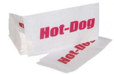 Hot-Dog papírtasak mintás [8,5x20 cm][200db/cs]