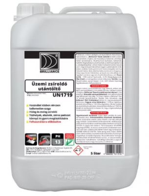 Brilliance üzemi zsíroldó utántöltő  5 Liter