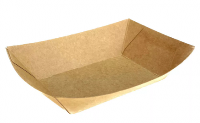 Csónak tálca kraft,220 ml,kicsi [138x100x35mm][250db/cs]