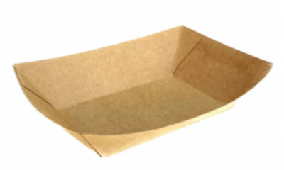 Csónaktálca 800ml kraft [100db/cs; 6cs/#]