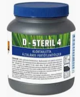 D-Steril 4 fertőtlenítő klór tabletta [330db/doboz](HC)