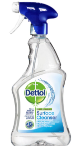 Dettol fertőtlenítő felülettisztító, szórófejes 500ml