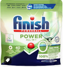 Finish mosogatógép tabletta Zero% [40db/csomag]