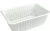 Q-Box Szögletes alj PP 750 ml Fehér [50 db/cs; 12 cs/#]