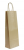 Sodrott füles papírtáska, kraft, 14+8x39cm (italos) - db